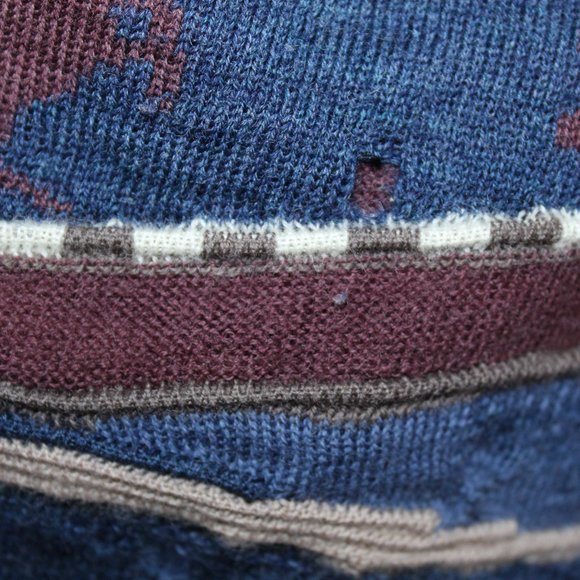 Vintage Jazzbo Coogi Wool New Zealand Sheep Kiwi Button Cardigan Sweater Men's L - Picture 16 of 16